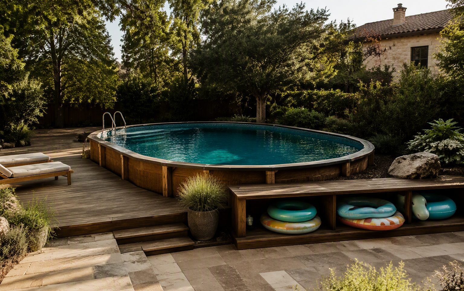 Family above-ground with full deck — Willow Glen, San Jose